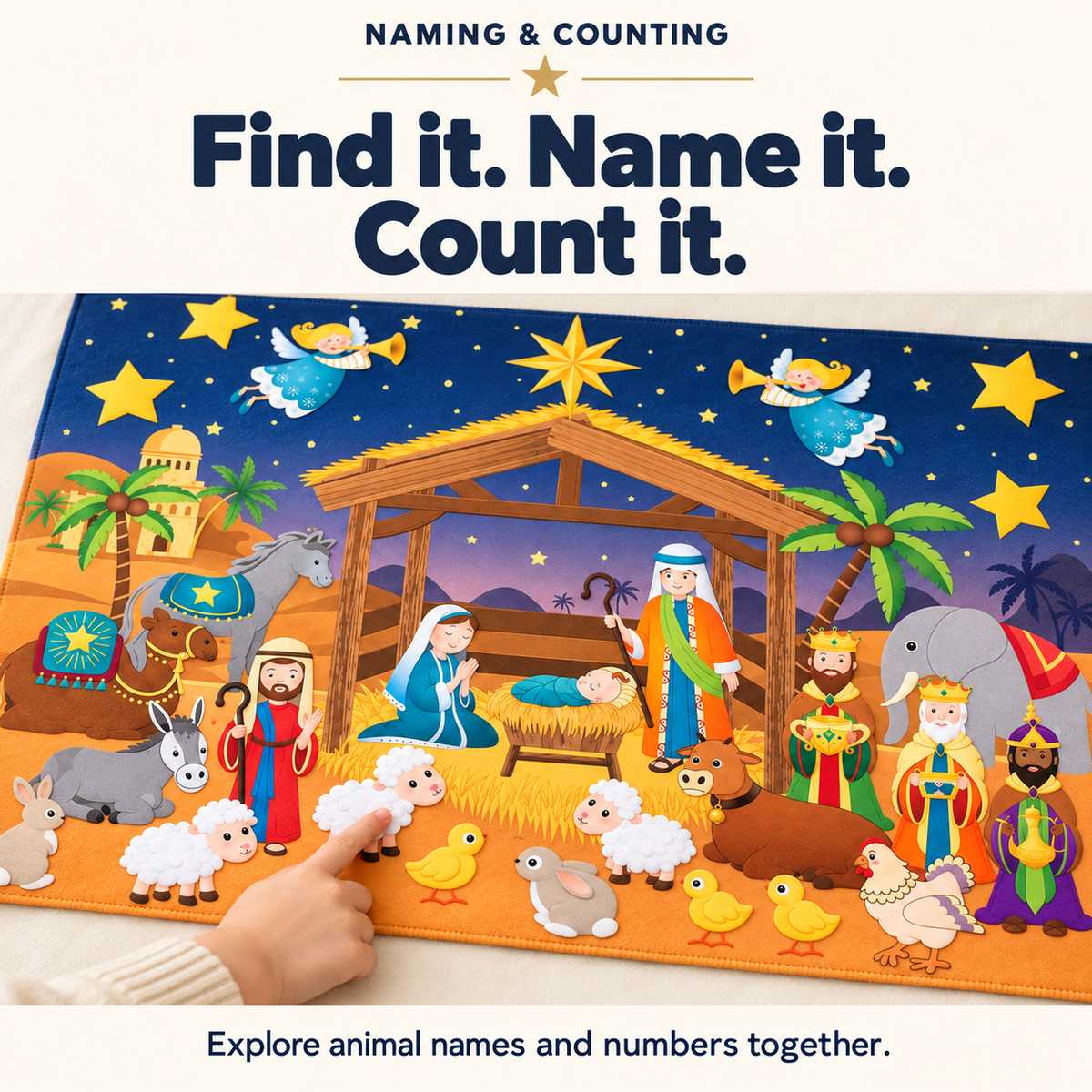 Nativity Felt Play Set.