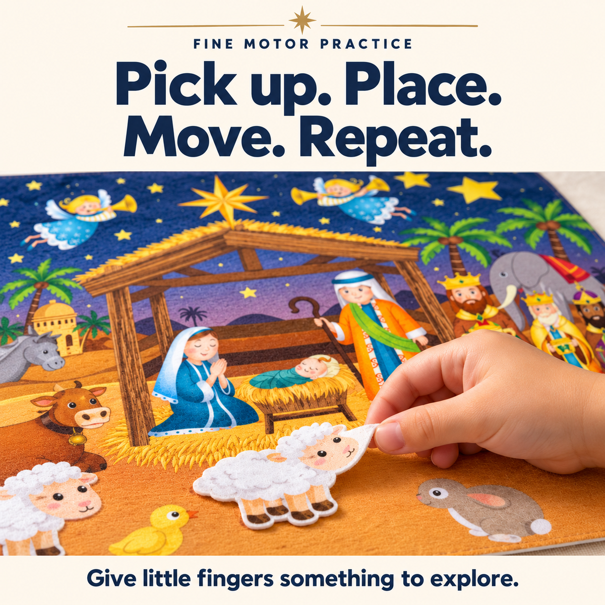 Nativity Felt Play Set.